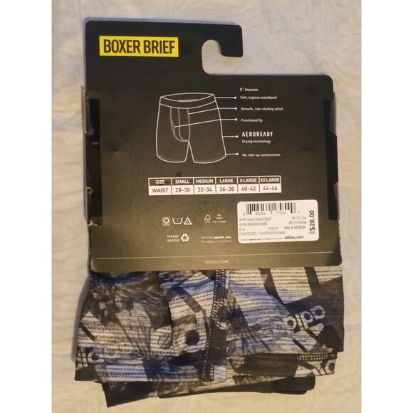 Adidas 1 PK Men's Boxer Brief Medium - Picture 2 of 2